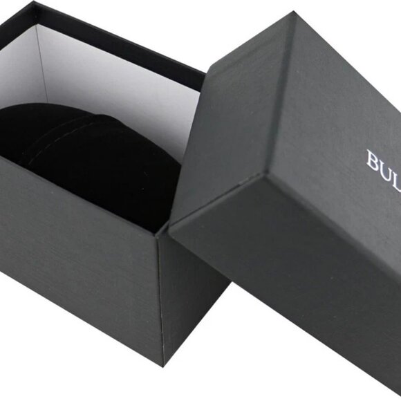 Bulova Men's Classic Automatic Skeleton Black Leather Strap Watch - Picture 5 of 5